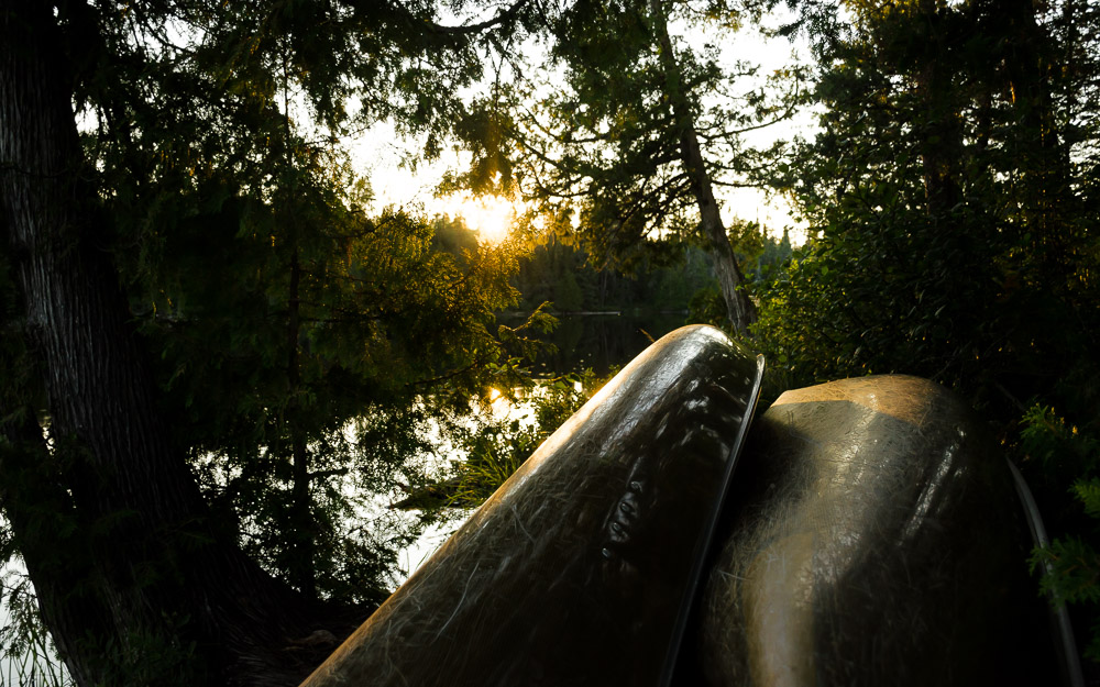 Boundary Waters star trail