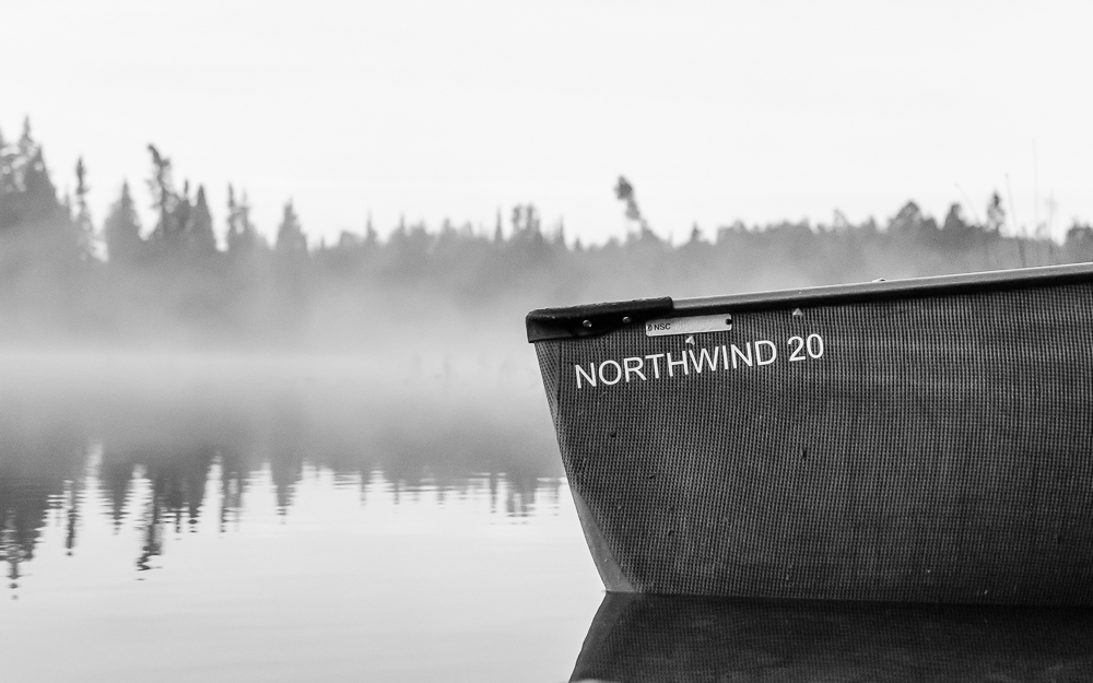 Boundary Waters misty morning