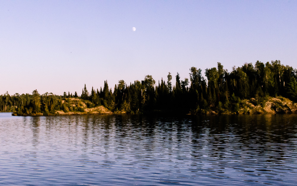Boundary Waters island view